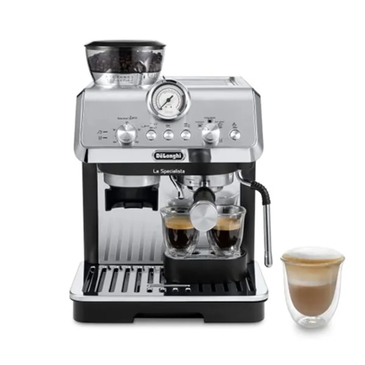 Delonghi EC9155.MB La Specialista Arte 8 őrlési fokozat, 15 bar nyomás, 1,7 l víztartály, 1400 W, MyLatte Art gőzkar #1