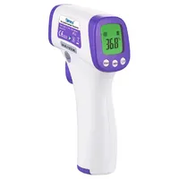 Simzo HWF7 érintés nélküli infravörös lázmérő 5-8 cm lcd 3 színű háttérvilágítás memória 10 mérés automatikus kikapcsolás 30 s #1