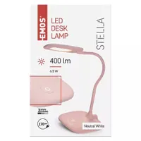 Emos Z7602P Stella LED asztali lámpa rózsaszín 400 lm 4 000 K 6,5 W 12 V 400 mA IP20 #4