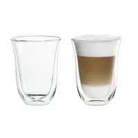 Delonghi DLSC312 220ML latte macchiato pohár boroszilikát üveg duplafalú mikrohullámú sütőben mosogatógépben hűtőben és fagyasztóban #1