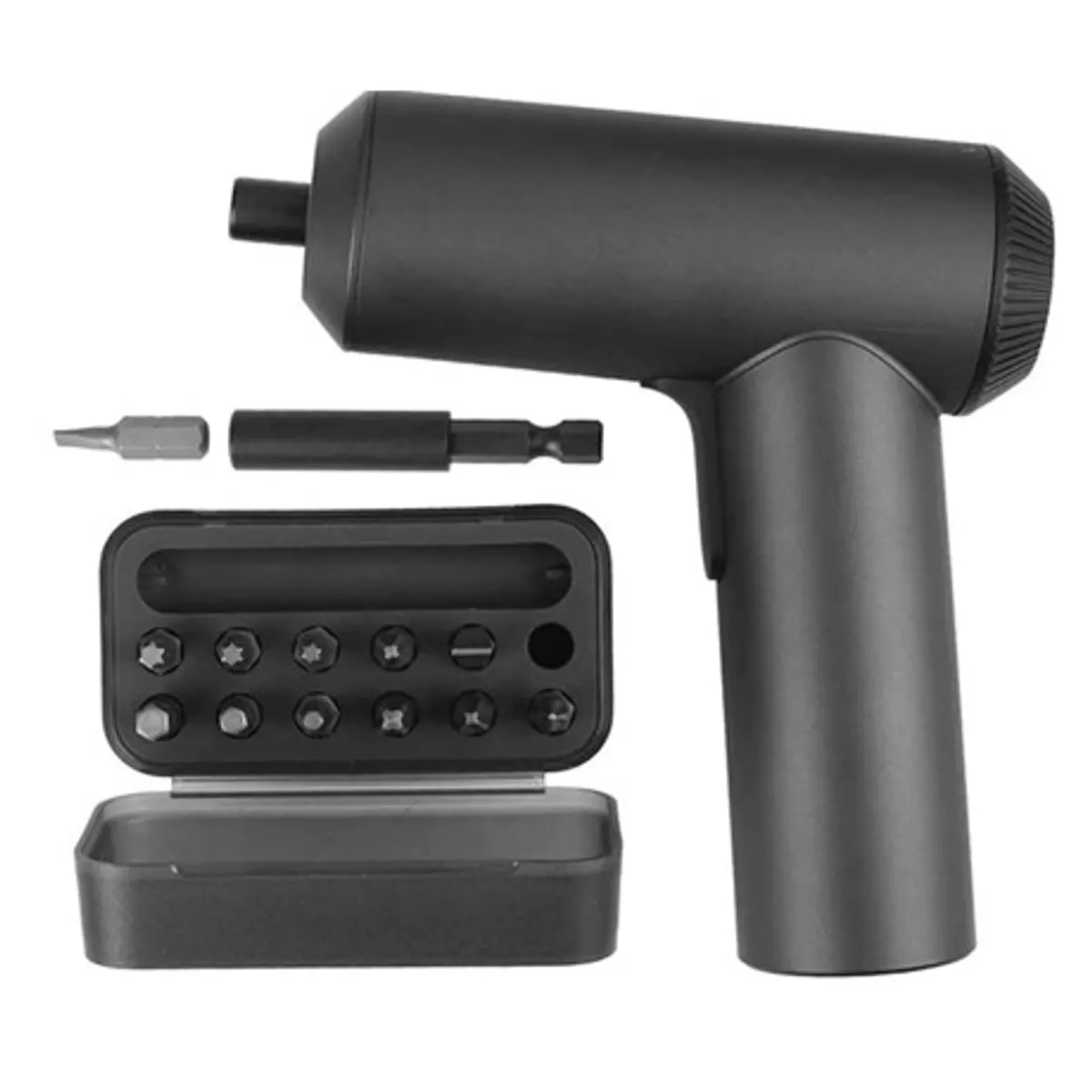 Xiaomi DZN4019TW Akkumulátoros csavarhúzó készlet 12-in-1 12 db fej fekete S2 acél #1