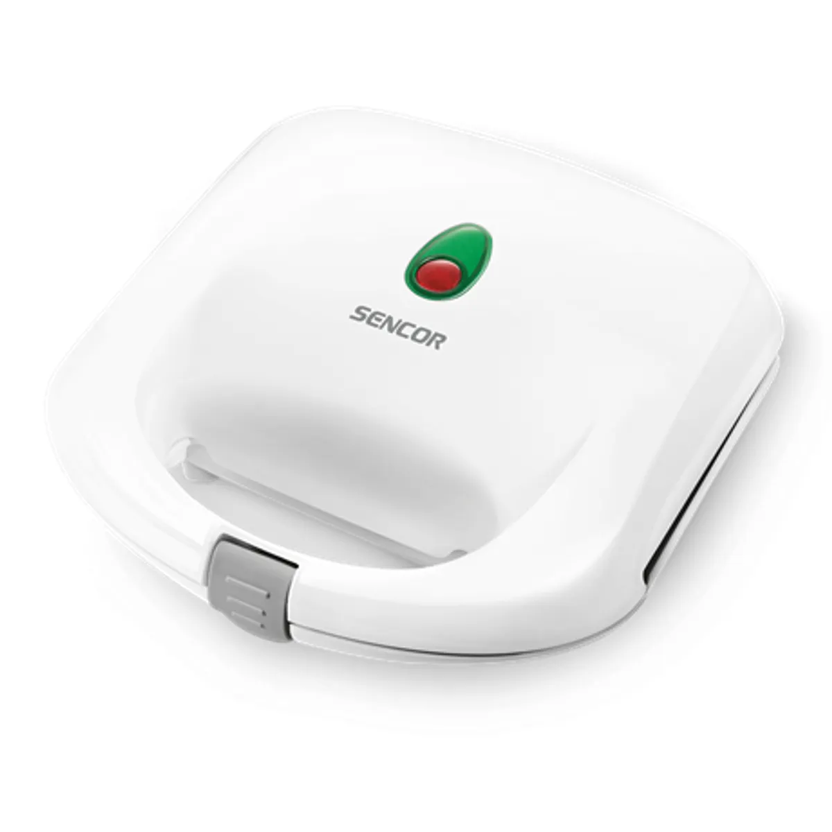 Sencor SSM3120WH szendvicssütő fehér 700 W 2 szelet négyszögletű tapadásmentes felület automatikus hőmérséklet szabályozás függőleges tárolás #1