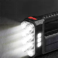 Phenom 18581 zseblámpa, szolár COB LED, 3W-3W, 650 és 350 lm, IP55, 1200 mAh Li-ion, MicroUSB #2