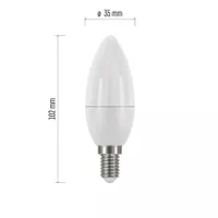 Emos ZQ3220 Classic E14 LED 6W 470lm 2700K meleg fehér 230V #2