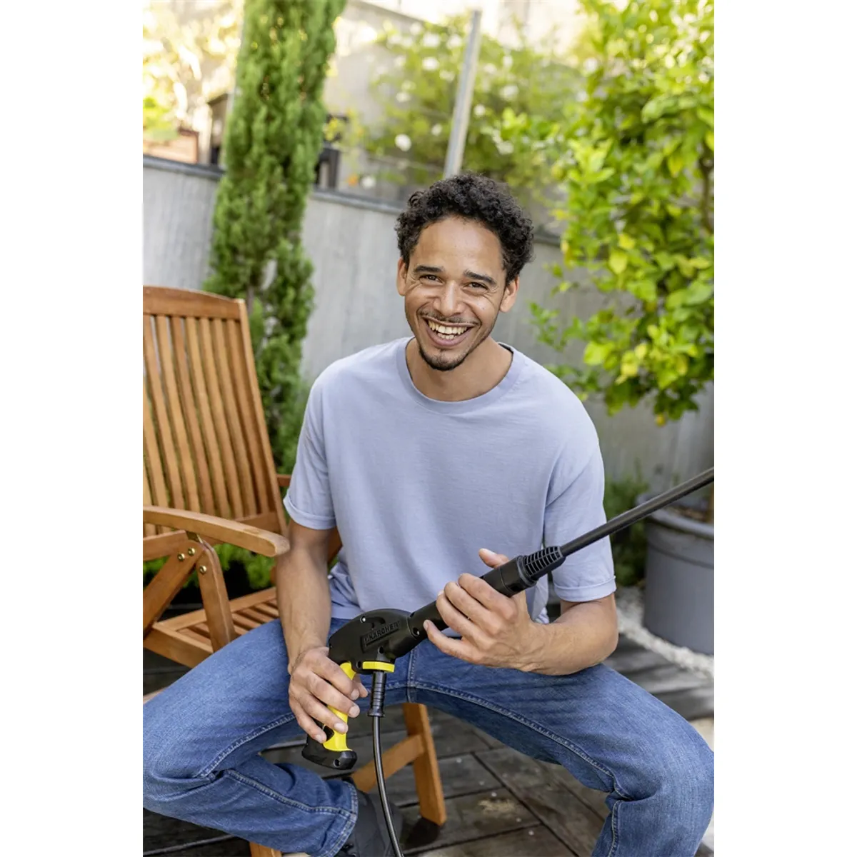 Karcher K 3 FJ BB 1.676-358.0 Magasnyomású mosó 6 m tömlő autósampon 500 ml VPS Dirt Blaster habosító fúvóka #5