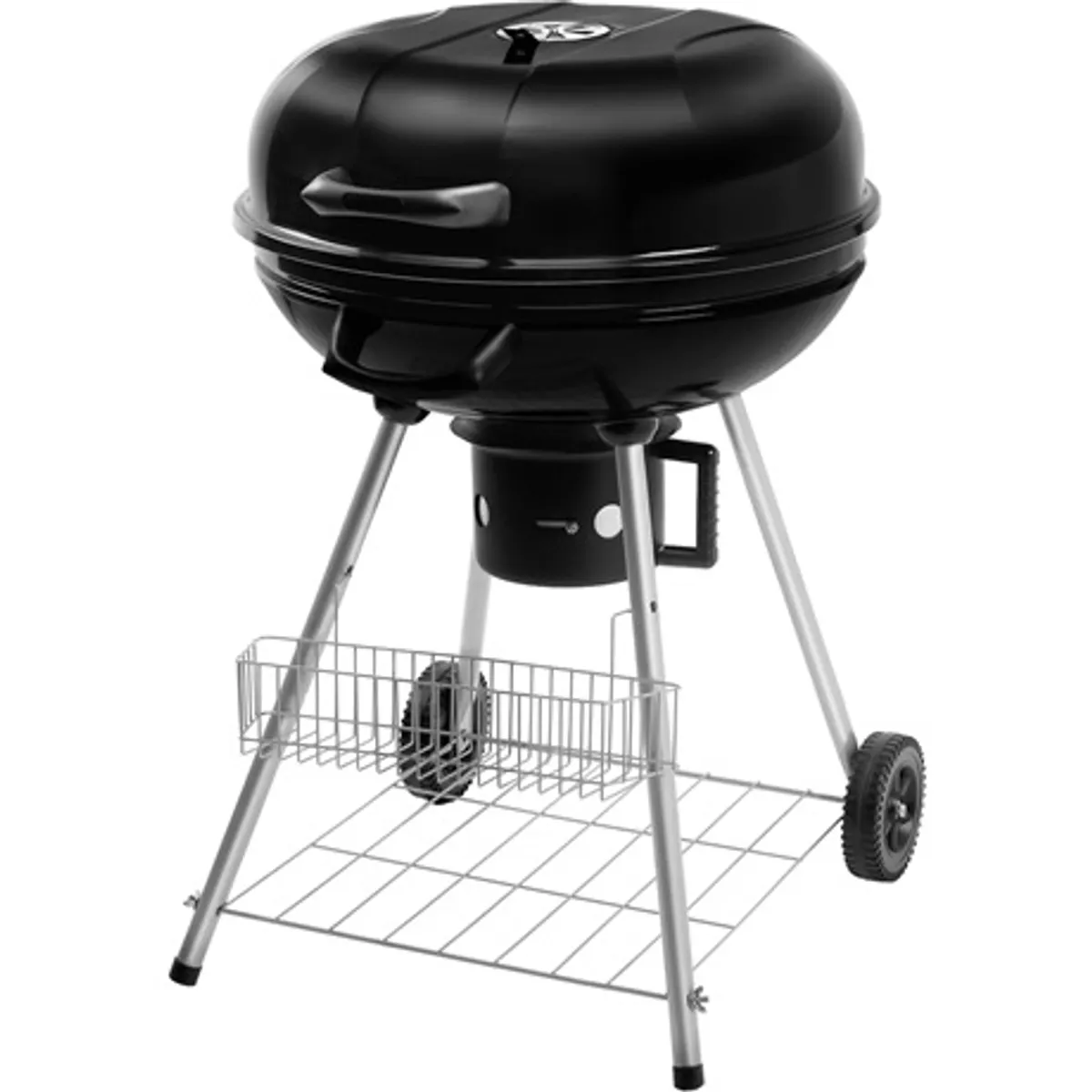 Fieldmann FZG 1004 grill faszenes 54 cm tűztér krómozott grillrács fedél 57x20 cm grillfelület 54 cm átmérő magasság 68 cm #1