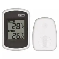 Emos E0042 vezeték nélküli digitális hőmérő külső -40 °C és +60 °C, belső 0 °C és +60 °C, felbontás 0,1 °C, hatótávolság 100 m, frekvencia 433 MHz #1