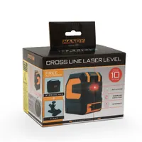 Handy 10051 Keresztvonalas szintezőlézer IP54 2 lézerek 10 m automatikus szintezés 3° beépített állvány-menet hordtáska #9