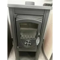 Warnex THALIA OKTA kandalló szabadonálló 3.9 kW piros 120 mm füstcső 396x850x375 mm #4