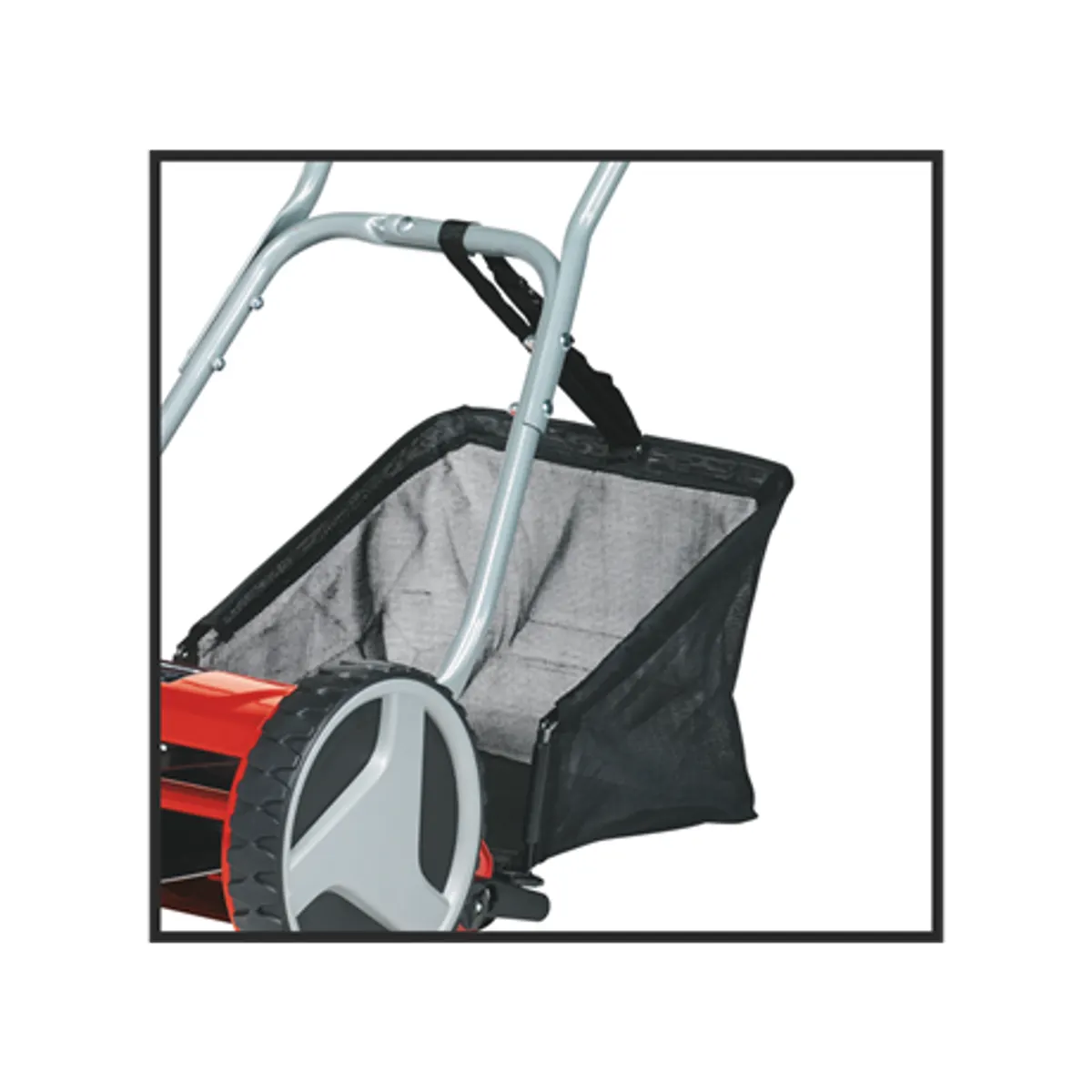 Einhell GC-HM 400 kézi fűnyíró 400 mm vágásszélesség, 5 acélkés, 13-37 mm állítható, 27 L gyűjtő, 215 mm kerekek, 46 mm hengerkés, max 250 m2 #3