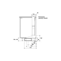 Whirlpool WDO 93F B K páraelszívó beépíthető 77 cm inox 603 m3h VL3i vezérlés 3 fokozat #6