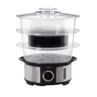 Eta 013490000 Steampot ételpároló 3 év garancia fűtőtestre 12,25 l 1,5 l rizs főző tál tojás főző tartozék 75 perc időzítő 1000 W #2