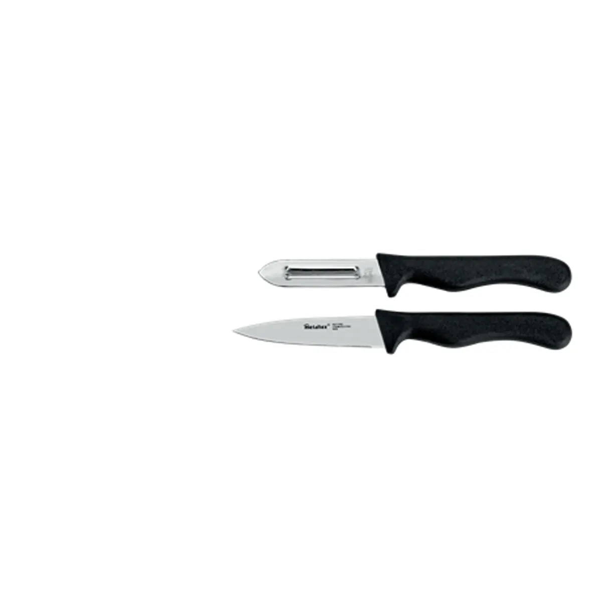 Metaltex MX258131 hámozó és konyhakés szett rozsdamentes acél 18 cm és 16,5 cm #1