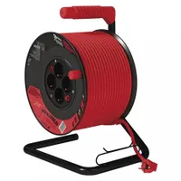 Emos P092501 kábeldob 50 m 4 aljzat 1,5 mm2 PVC piros Schuko IP20 230 V 16 A #3