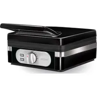 MPM MGO-24 gofri sütő fekete 1400W tapadásmentes 2 gofri automatikus hőmérséklet szabályzó #1
