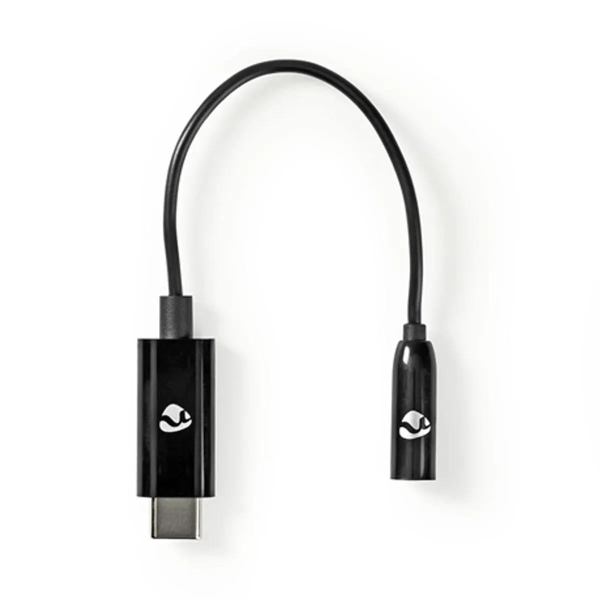 Nedis CCBW65950BK015 USB-C apa - 3,5 mm sztereó anya adapter 15 cm fekete #1