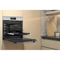 Whirlpool OMR58CU1SX beépíthető sütő A energiaosztály inox katalitikus panel teleszkópos sütősín 71 l 59,5x59,5x55,1 cm #7