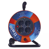 Emos P19515 Kábeldob 15 m 4 aljzatok fekete PVC IP20 230 V 1 mm2 #2