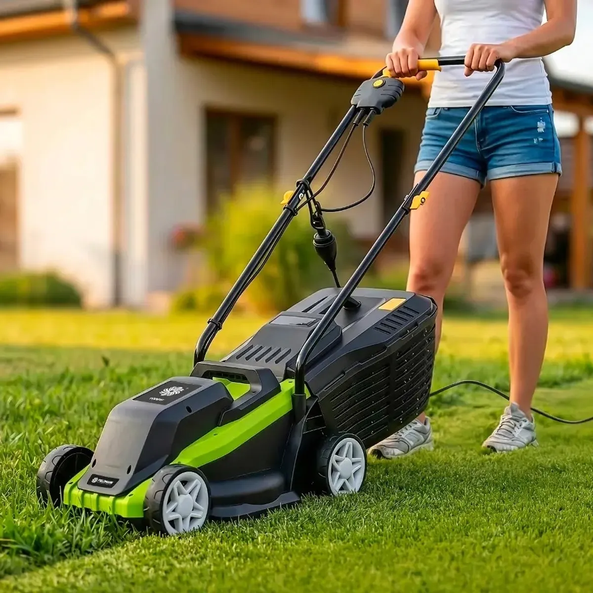 Fieldmann FZR 2018-E fűnyíró elektromos 320 mm 1000 W 30 L telítettségjelző #7