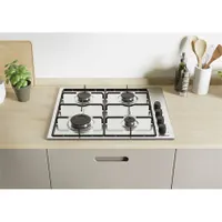 Candy CHW6LBX beépíthető gáz főzőlap inox 4 égő 1750W 1000W 2500W 2500W #2