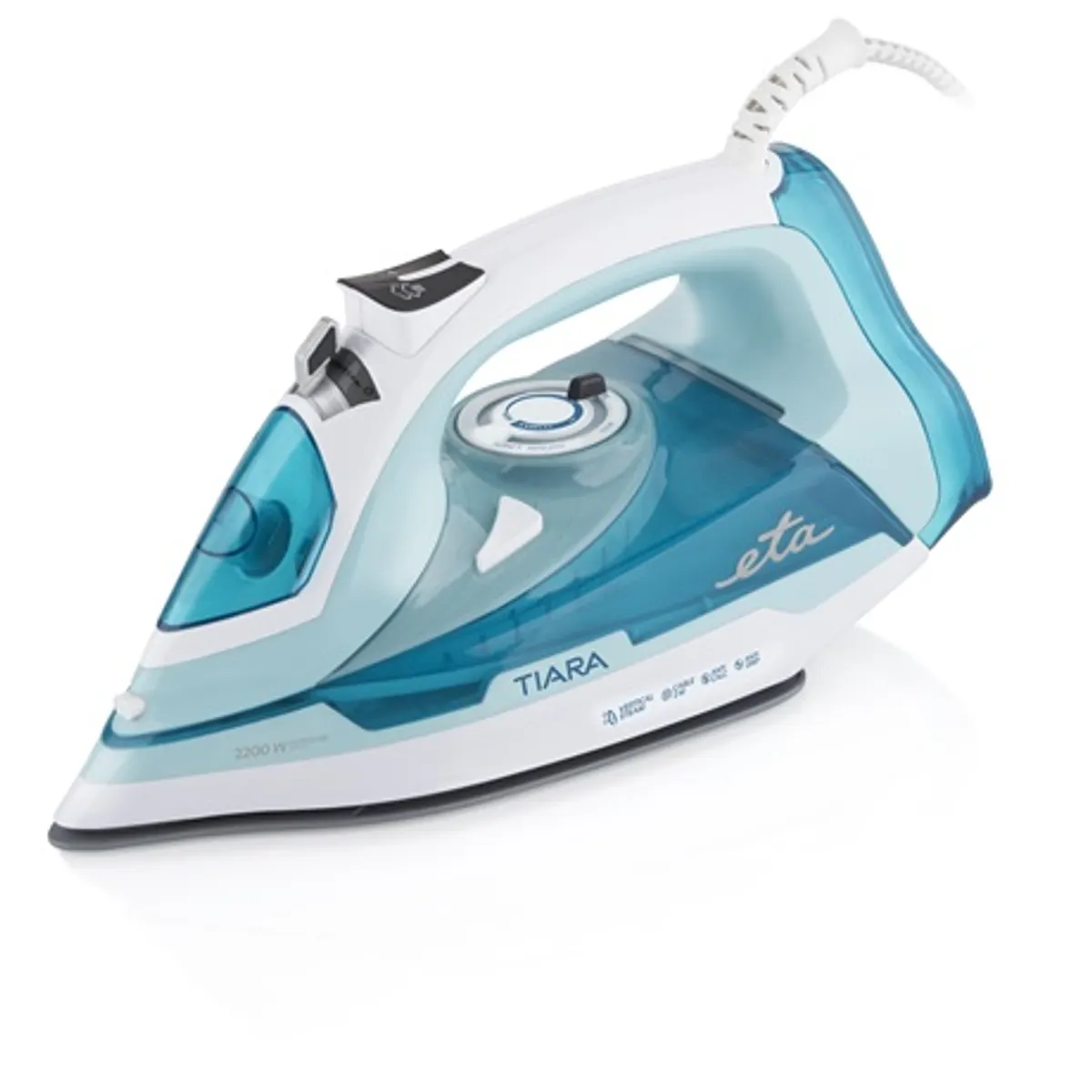 Eta 026990000 Tiara II kerámia vasalólap 120 gmin 450 ml 2m tápkábel függőleges gőzölés #1