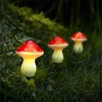 Garden of Eden 11756 Leszúrható szolár fényfüzér gombák 3 db #2