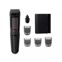 Philips MG3710/15 Multigroom Series 3000 6 az 1-ben, DualCut pengék, 2 borostafésű, 2 szakállfésű, öblíthető, 60 perc működési idő #1