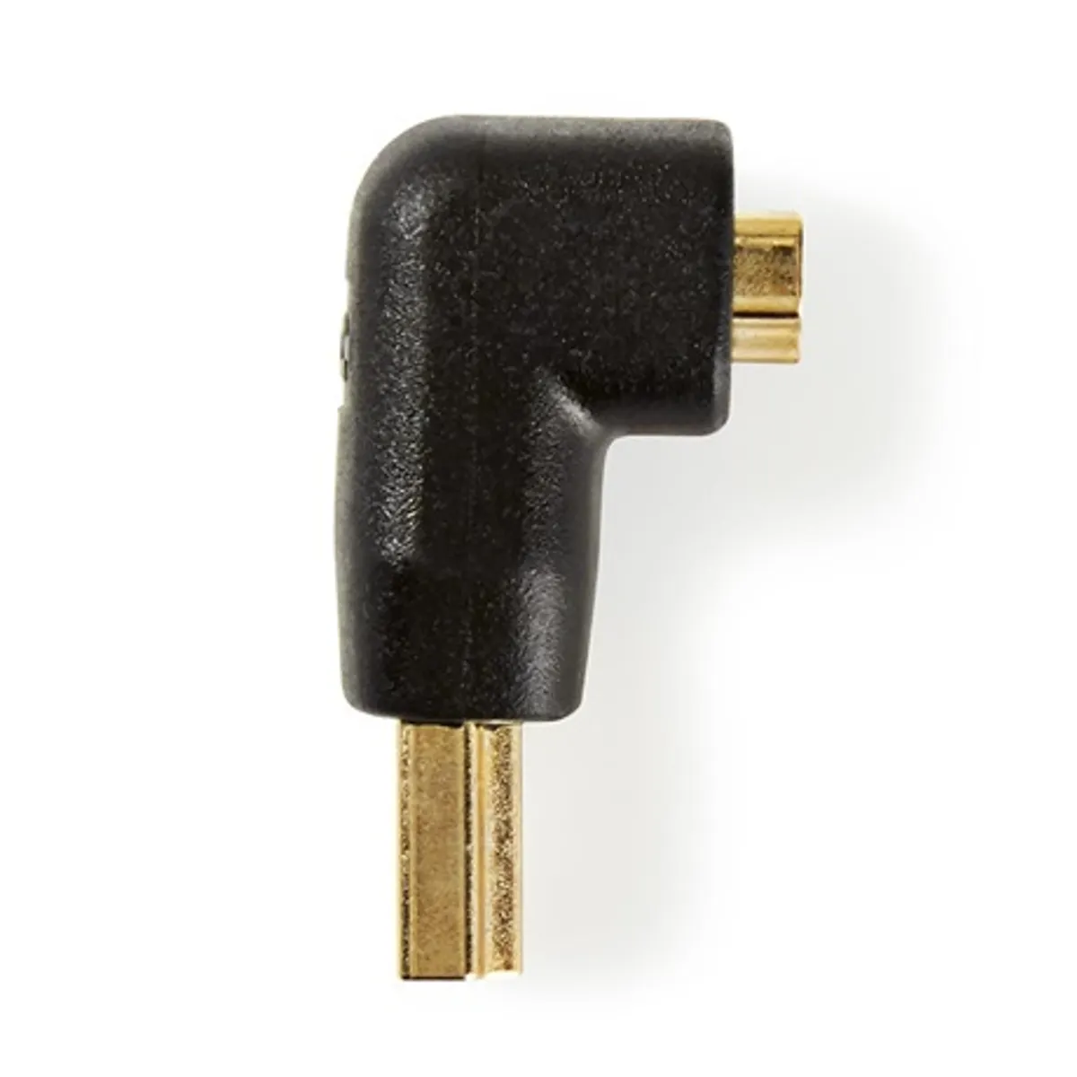 Nedis CVGB34901BK hdmi 90 fokos adapter aranyozott fekete #1