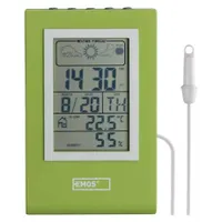 Emos E0117N időjárás állomás külső hőmérséklet -50 C és 70 C belső hőmérséklet -10 C és 50 C 12-24 időformátum ébresztőóra naptár holdfázisok #2