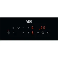 Aeg HRB32310CB Dominó üvegkerámia érintővezérlés elöl középen 3 lépés maradékhő kijelzés fekete 290x520mm #3