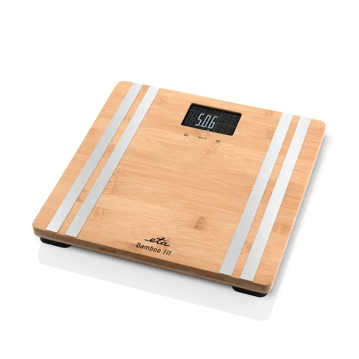Eta 177990000 Bamboo Fit testösszetétel-elemző 180 kg kapacitás 4 paraméter magasság súly életkor nem testzsír, testvíz, izomtömeg kcal BMI 12 fő #1