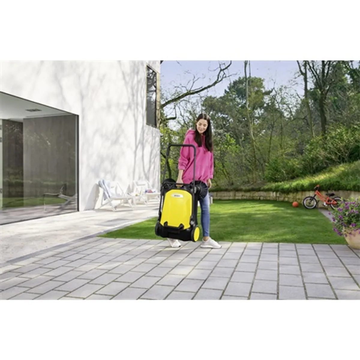 Karcher S 4 TWIN 2 IN 1 seprőgép 680 mm szélesség 20 l hulladéktartály összecsukható tolókar #9