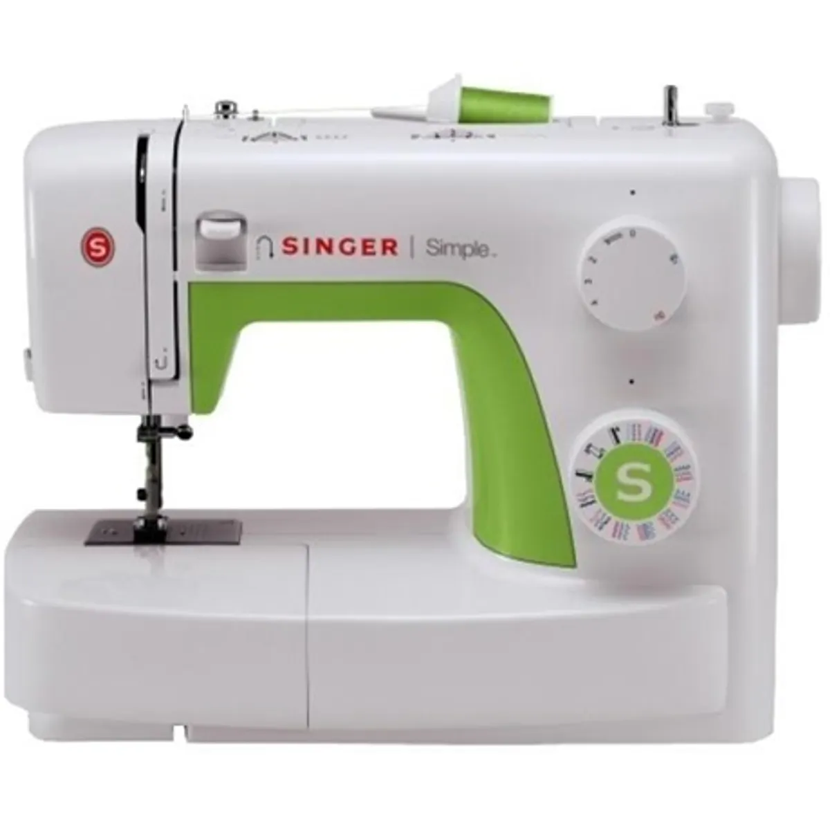Singer 3229 varrógép 31 program 750 öltés percenként állítható öltéshossz és öltésszélesség 4 lépéses automata gomblyukvarrás #1