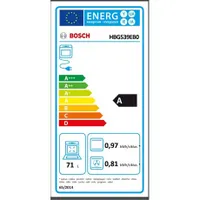 Bosch HBG539EB0 beépíthető sütő 71 l AutoPilot 40 EcoClean Direct #6