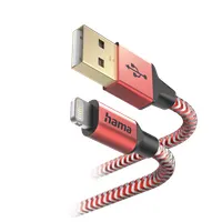 Hama 00201554 Lightning adatkábel Reflective USB 2.0 1,5 m piros #3