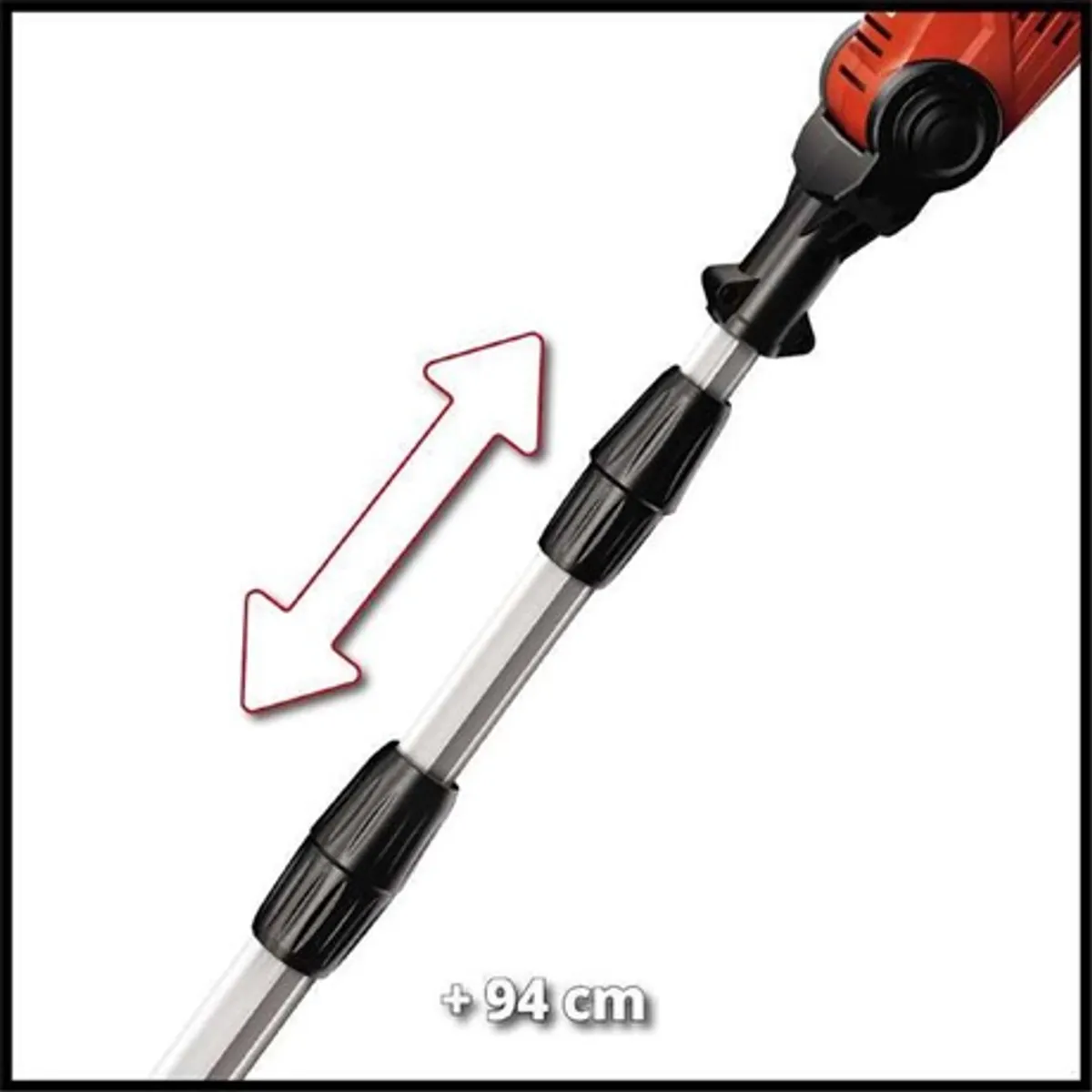 Einhell GE-HH 18-45 LI T - SOLO Magassági sövényvágó 450 mm penge, alumínium teleszkópos fogantyú, főfogantyú 4 pozíció, fej 7 pozíciós #3