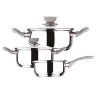Bergner SG-8045 edénykészlet 5 részes indukciós rozsdamentes acél belső mérőskála #2