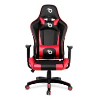 Bemada BMD1106RD Gamer szék derékpárna nyakpárna, 54x50 ülőfelület, 84x54 háttámla, 45-55 cm, 110 kg, dönthető háttámla, műbőr, 3 színben #2