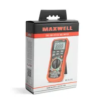 Maxwell-Digital 25314 digitális multiméter érintkezés nélküli feszültség detektálás, hőmérséklet mérés, fáziskeresés, háttérvilágítás, 4 digit kijelző #4