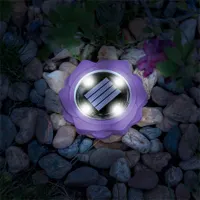 Garden of Eden 11767C leszúrható szolár lámpa led 4 db hidegfehér ip44 #2