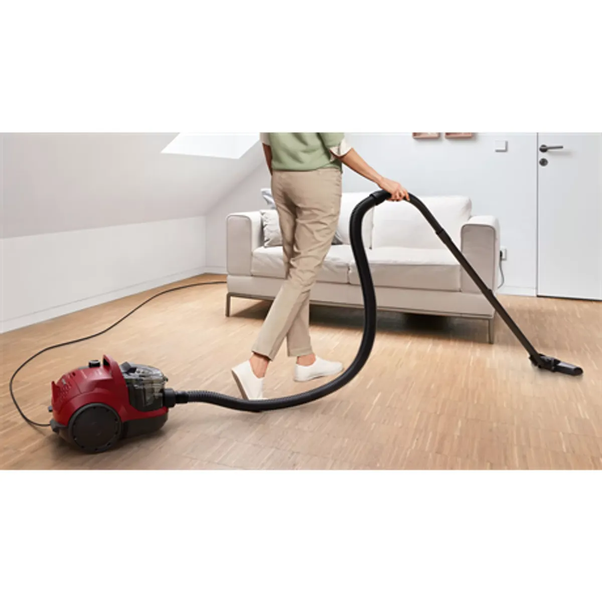 Bosch BGC21X350 Serie 4 porzsák nélküli porszívó piros HEPA H13 szűrő #10