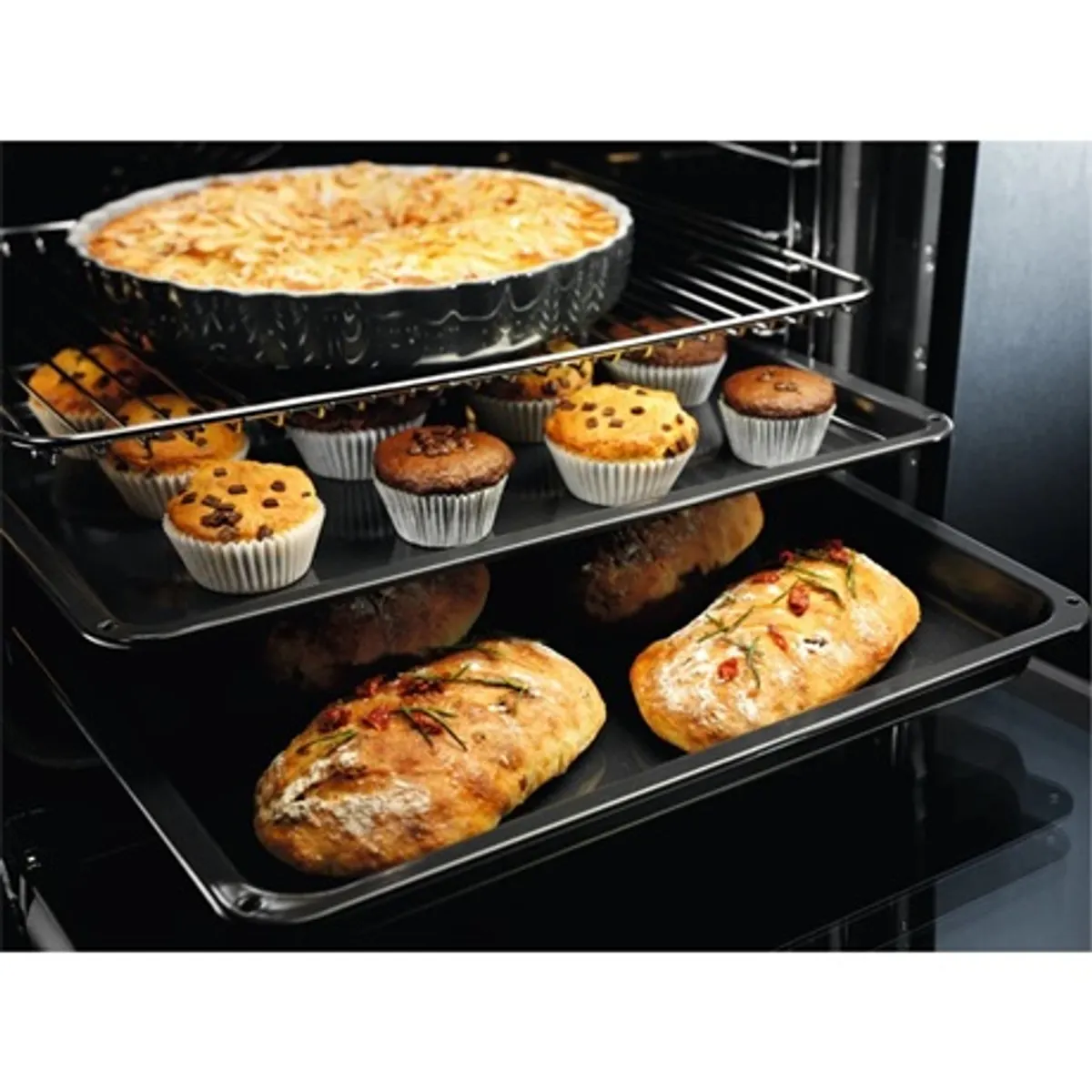 Electrolux EOF3H40BX beépíthető sütő inox 65 l 590 x 594 x 560 mm #2