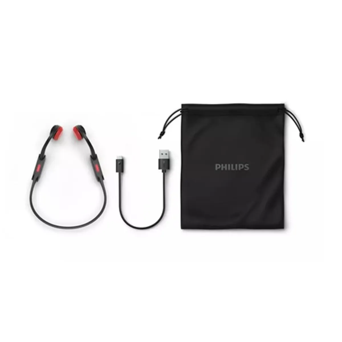Philips TAA5608BK/00 csontvezetéses nyitott fülű sportfülhallgató Bluetooth 5.3 LC3 IPX5 LED #6
