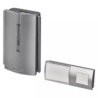 Emos P5760 vezeték nélküli csengő 120 m hatótávolság 16 dallam 85 dB 433 MHz USB-port 2 A self-learning párosítás IP44 ezüst #7
