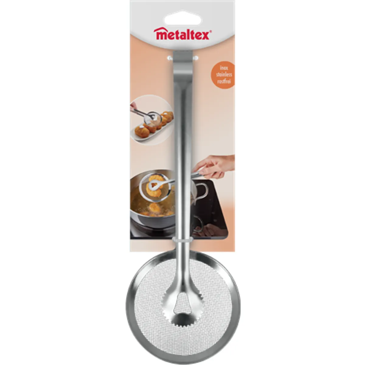 Metaltex MX204104 inox kiszedőlapát szűrővel #3