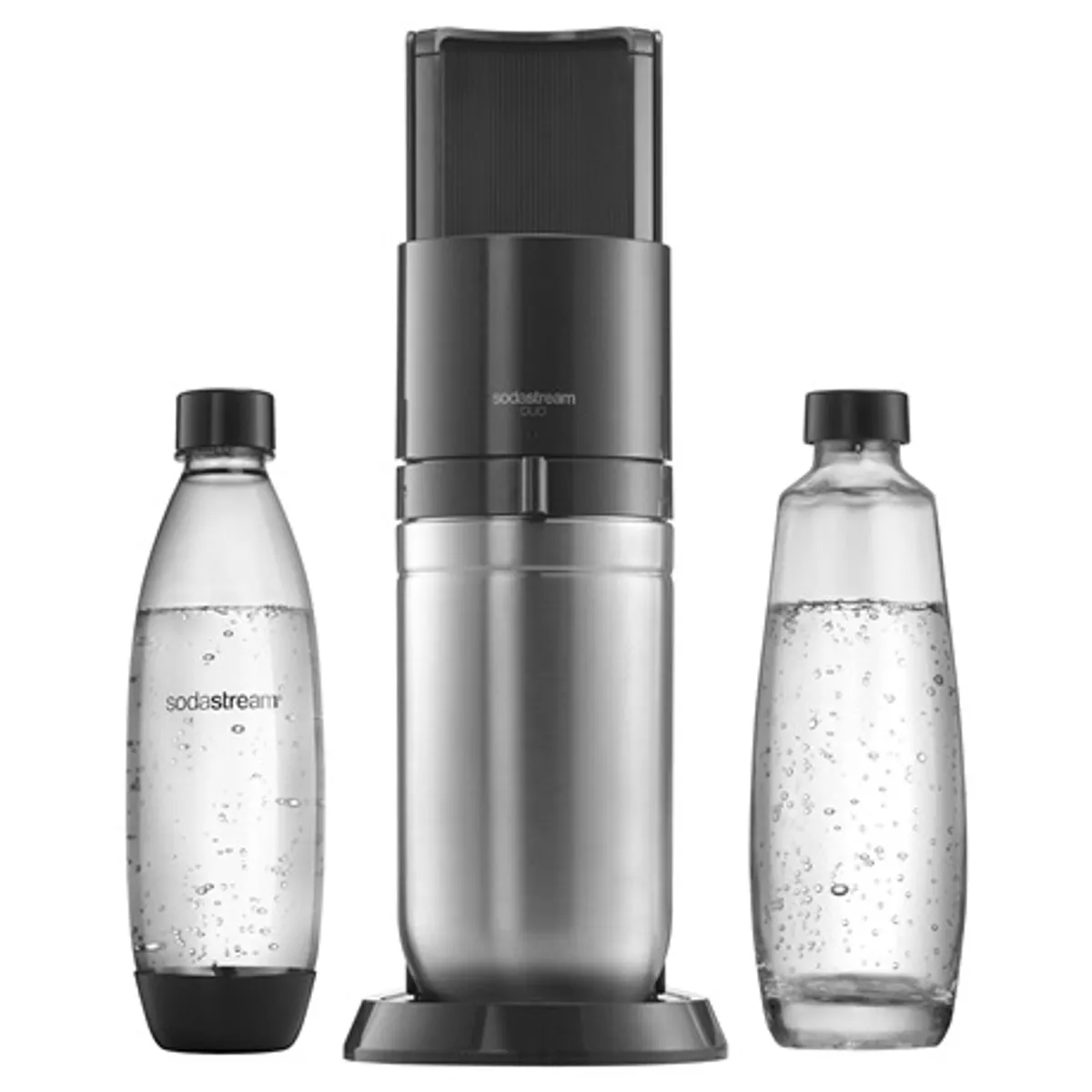 Sodastream DUO BLACK CQC Duo Quick Connect patron; kompatibilis üveg és műanyag DUO palackokkal; állítható szénsavosság: lágy, közepes, erős; fekete #2