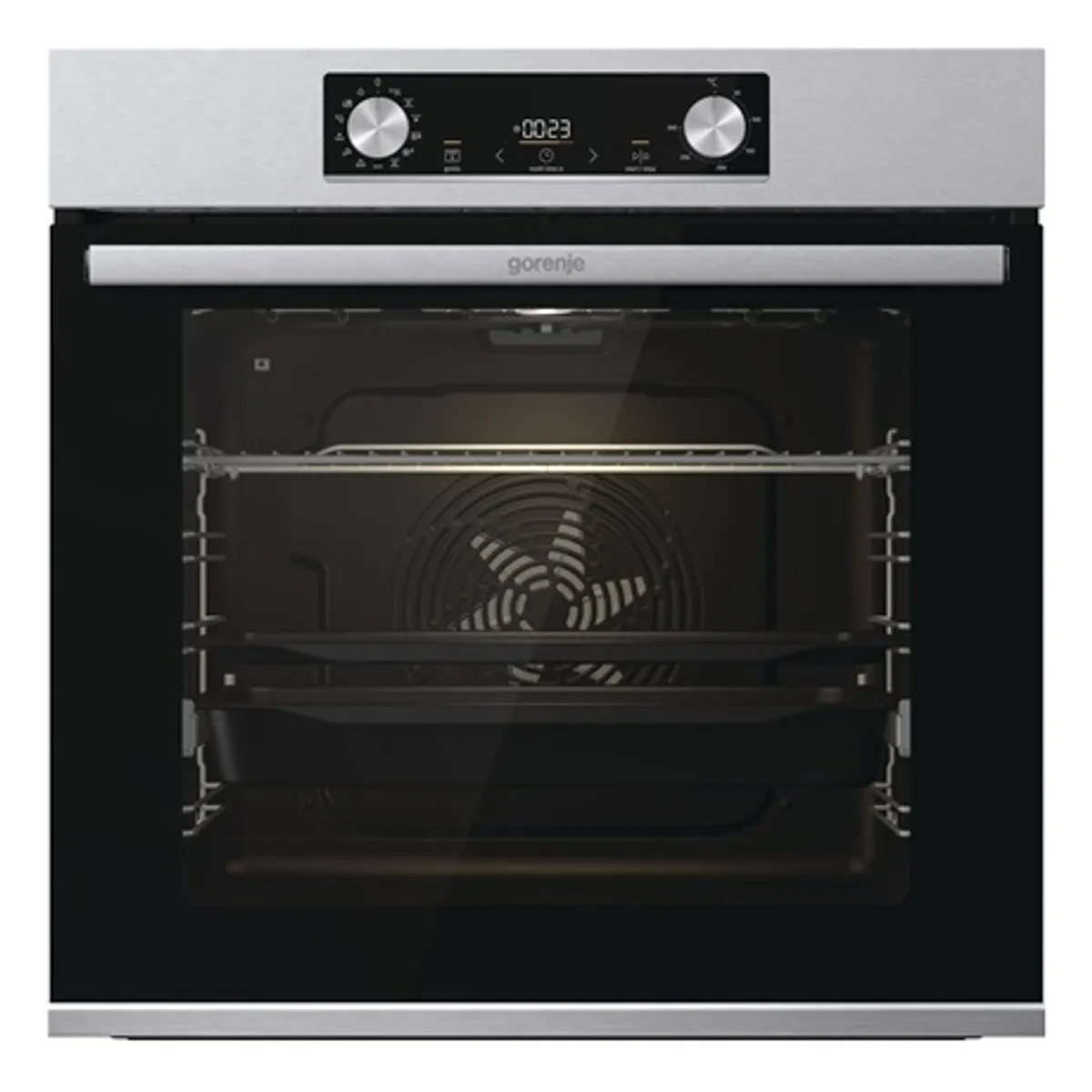 Gorenje BPS6737E14X Beépíthető sütő rozsdamentes acél 77 l A+ max 300 °C HomeMade Plus pirolitikus tisztítás EcoClean zománc #6