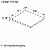 Bosch PVS631HB1E beépíthető indukciós főzőlap 60 cm, 4 zóna, CombiZone, DirectSelect, PowerBoost, Home Connect #7