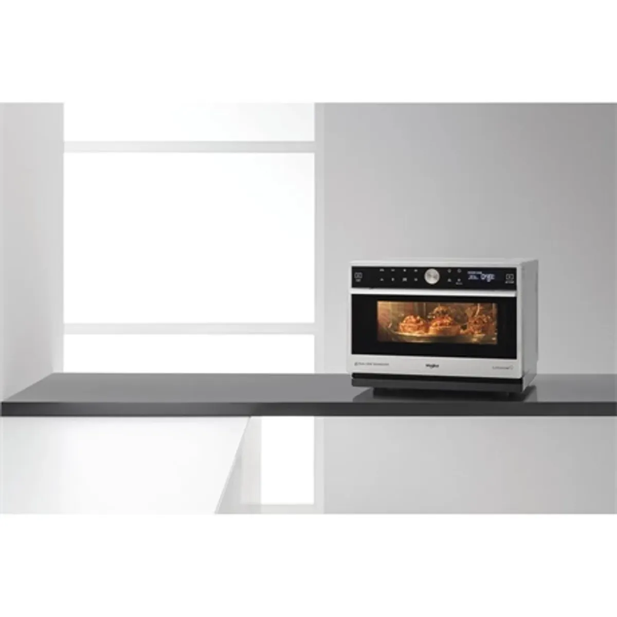 Whirlpool MWSC 9133 SX Mikrohullámú sütő CrispFry Gőz 6TH SENSE 33 L #4