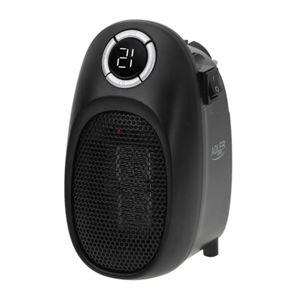 Adler AD7726 fali fűtőventilátor 1500W 12 órás időzítő 15-35°C LED kijelző kerámia fűtőelem #1